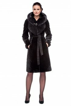 Полушубок из мутона Артикул: Т1591 Шубы из мутона Артикул: Т1591 вид спереди